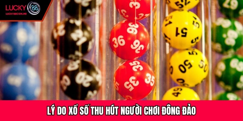 Lý do xổ số thu hút người chơi đông đảo